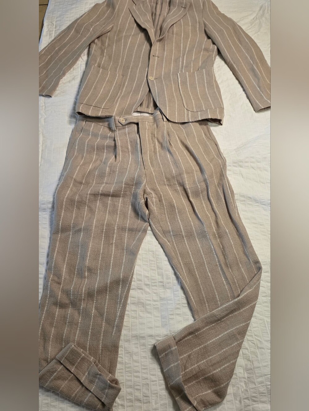 Gutteridge Dal 1878 100% Lino Men's Suit
